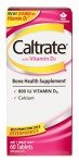 Caltrate Vitamin D3 Bone Health Supplement, 60 Count