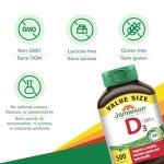 Jamieson 1000IU Vitamin D Tablets - 500 Count