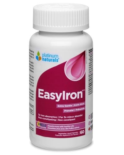 Platinum Naturals Prenatal EasyIron Liquid Capsules 60