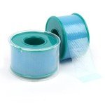LotFancy Medical Silicone Tape, 2Rolls 1”×5.5 Yds, Waterproof Adhesive Surgical Tape, Soft Skin Tape for Surgery First Aid, Wound, Bandage and Sensitive Skin