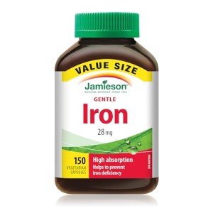 Jamieson Gentle Iron 28mg, 150 Count Value Size