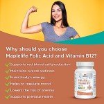 MapleLife Folic Acid & B12 - Energy Support Tablets