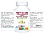 Active Folic Acid Supplement with B6 & B12 – 60 Capsules