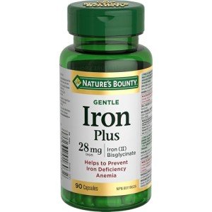 Gentle Iron 28 mg - 90 Capsules by Nature's Bounty
