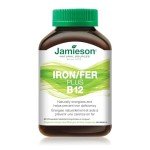 Jamieson Iron & Vitamin B12 Chewables, Tropical Flavor