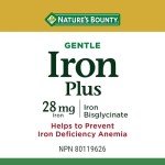 Gentle Iron 28 mg - 90 Capsules by Nature's Bounty