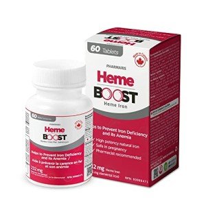 Hemeboost Iron Supplement - 60 High Potency Tablets