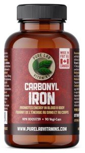 Pure Lab Carbonyl Iron & Vitamin C Capsules 90ct