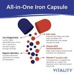 Vitality Power Iron & Spirulina Veg Capsules