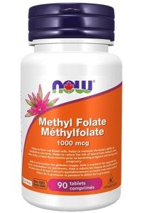 Now Methyl Folate 1000mcg - 90 Tablets
