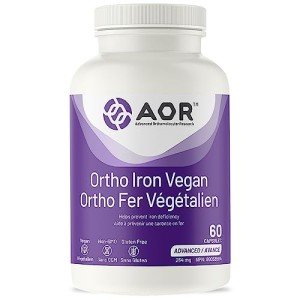 AOR Ortho Iron Vegan 264mg - Gentle Iron Supplement