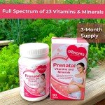Prenatal Vitamins with 1000mcg Folate - 90 Days