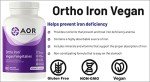 AOR Ortho Iron Vegan Capsules - 60 Count