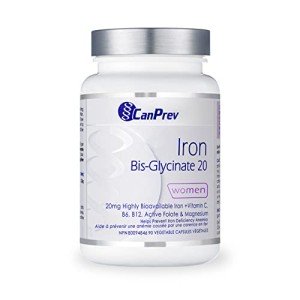 CanPrev Iron Bis-Glycinate 20mg with Vitamins 90 V-Caps