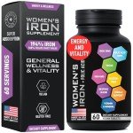Vegan Iron Supplements for Women - 60 Tablets