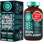 Iron & Folic Acid Supplements for Women - 60 Tablets