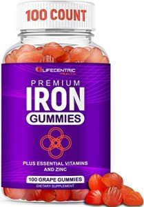 Iron Gummies with Biotin & Zinc for All Ages