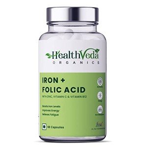 Organic Iron & Folic Acid with Zinc & Vitamins