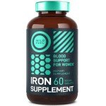 Iron & Folic Acid Supplements for Women - 60 Tablets