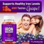 Iron Gummies with Biotin & Zinc for All Ages