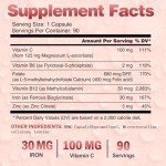 Vegan Iron Bisglycinate with Vitamin C & B12