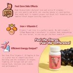 Vegan Iron Bisglycinate with Vitamin C & B12