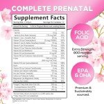 Prenatal Multivitamins with Folic Acid & DHA – 60 Softgels