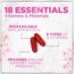 Prenatal Multivitamins with Folic Acid & DHA – 60 Softgels