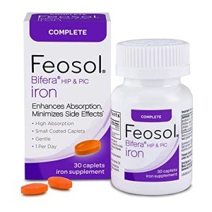 Feosol Complete Iron Supplement, 30 Caplets