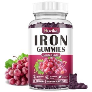 Iron Gummies for Energy Support - Vegan, 60 Count