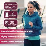 Iron Gummies for Energy Support - Vegan, 60 Count