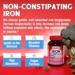 Iron Supplement with Vitamins for Energy Support – 60 Vegan Caps