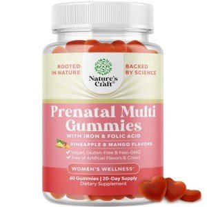 Vegan Prenatal Gummies with Iron & Folic Acid