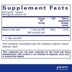 Pure Encapsulations Folic Acid - 60 Capsules