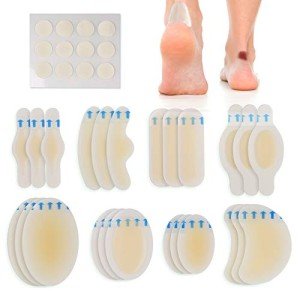 24 Hydrocolloid Blister Bandages + 12 Acne Patches