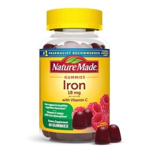 Nature Made Iron 18 mg Gummies - 60 Count