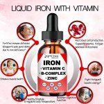 Vegan Liquid Iron Supplement with Vitamin C & B