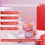 Sugar-Free Vegan Iron Gummies for Women, 60 Count