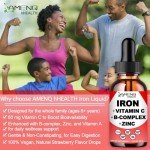 Vegan Liquid Iron Supplement with Vitamin C & B