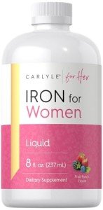 Carlyle Liquid Iron Supplement Drops - Fruit Punch