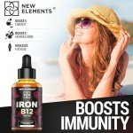 Iron Supplement with Vitamin B12 Boost