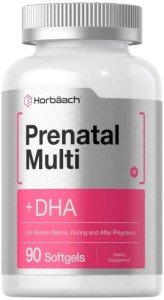 Horbäach Women's Prenatal Multivitamins with DHA & Iron