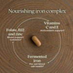 Iron Food Complex Supplements, 60 Vegan Tablets