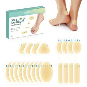 21 Hydrocolloid Gel Blister Plasters for Feet
