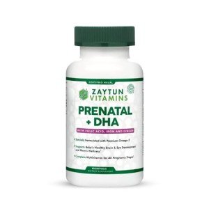 Halal Prenatal DHA with Ginger - 60 Softgels