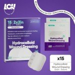 LivaClean Hydrokolloid Wound Dressings, 15 Pack