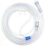 ResOne 4Ft Soft Adult Oxygen Nasal Cannula 5-Pack - Curved Prongs, Crush-Resistant Tubing - Nasal Tubes, Oxygen Concentrator Supplies - Soft Curved Nose Piece, Standard Size, Standard Flow 6 LPM