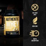 Authentic Whey Protein Powder - Vanilla Flavor