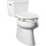 Bemis Independence Elongated White Toilet Seat Kit