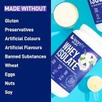 Grass-Fed Whey Isolate Protein Powder - Natural Vanilla